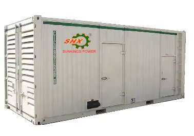 購入 2200KVA 静かなディーゼルエンジン発電機 コンテナ付き SHX ディーゼル発電機 メーカー データセンターのための高品質の電気発電所 online manufacture