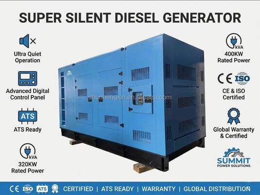 購入 パーキンス 400kva 500kva サイレントタイプ ディーゼル発電機 24V DC電動スタートATSのスタムフォード・オルタネター発電機 online manufacture