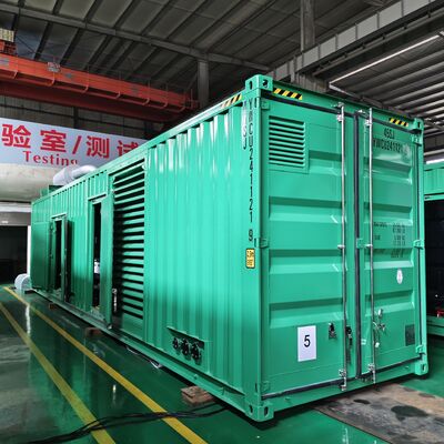 購入 1000kW 1200kW 1500kW コンテナ型ディーゼル発電機セット 産業用発電所 ディーゼル発電機セット ウェイチャイエンジン online manufacture