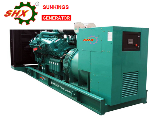 60hz 6.3kv 1000KW カミンズ オープン型発電機