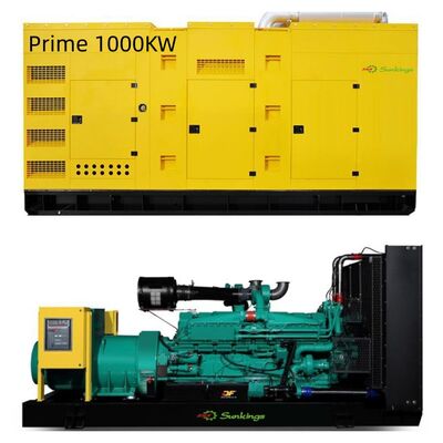 主連續電源容量 1000KW SCF1000 50/60Hz 230V 380V ATS用の防水コンテナ化静音発電機